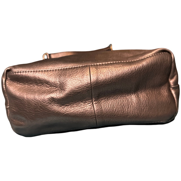 Women's Black AMERICAN Leather Co. Crossbody Bag One Size - Picture 4 of 9